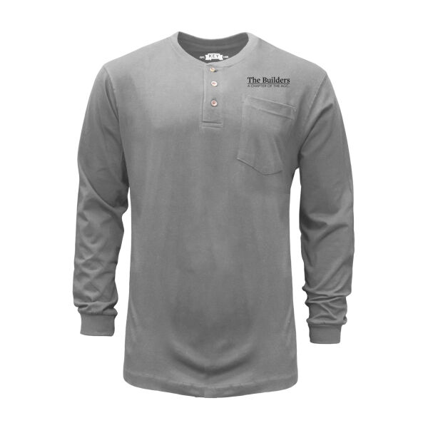 The Builders AGC Long Sleeve Pocket Henley Thumbnail
